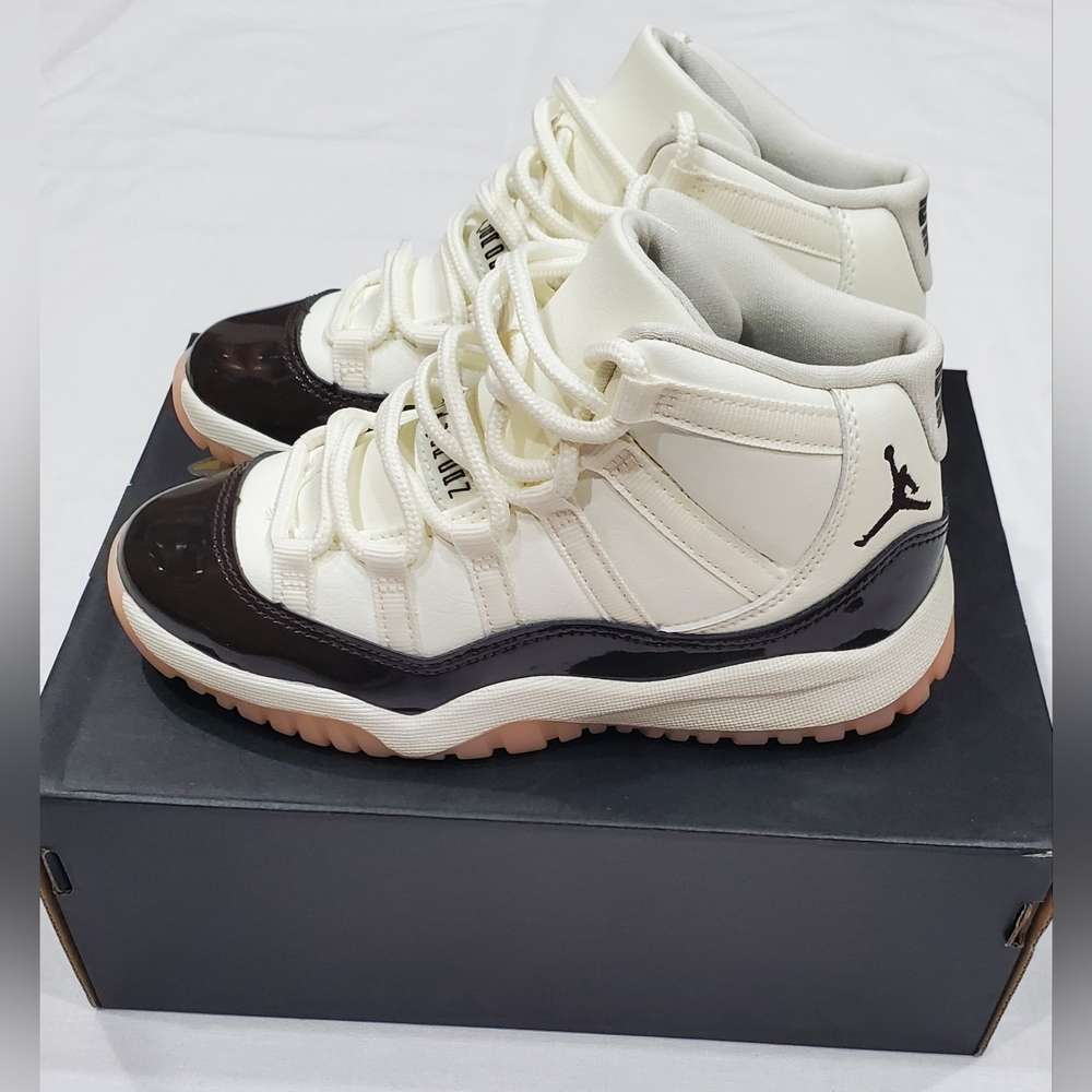 Jordan 11 Retro PS Neopolatin in Sail and Velvet Brown
